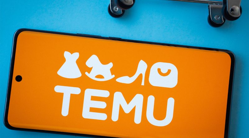 Orange Temu logo on phonescreen to support CEO Colin Huang article