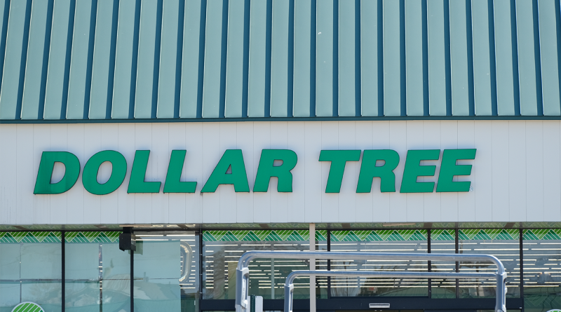 Dollar Tree logo on storefront to support Family Tree sale article