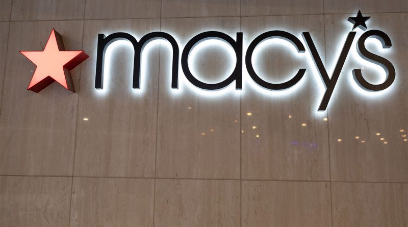 Macy's logo on store front to support store closures article