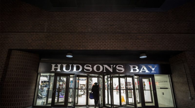 Store front of Hudson's Bay Company Ottowa