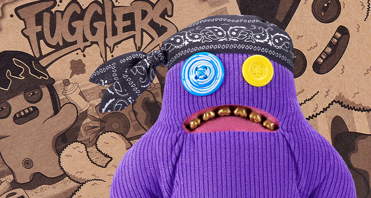 Welcome to Fuggler™, the irreverent ‘Funny Ugly Monsters’ owned by Libertas Brands a Fuggler Fugg Life Sasquoosh plush toy